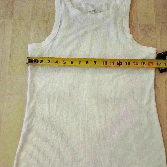 Torrid super soft white ribbed tank top white size 0, NWT - Picture 5 of 9
